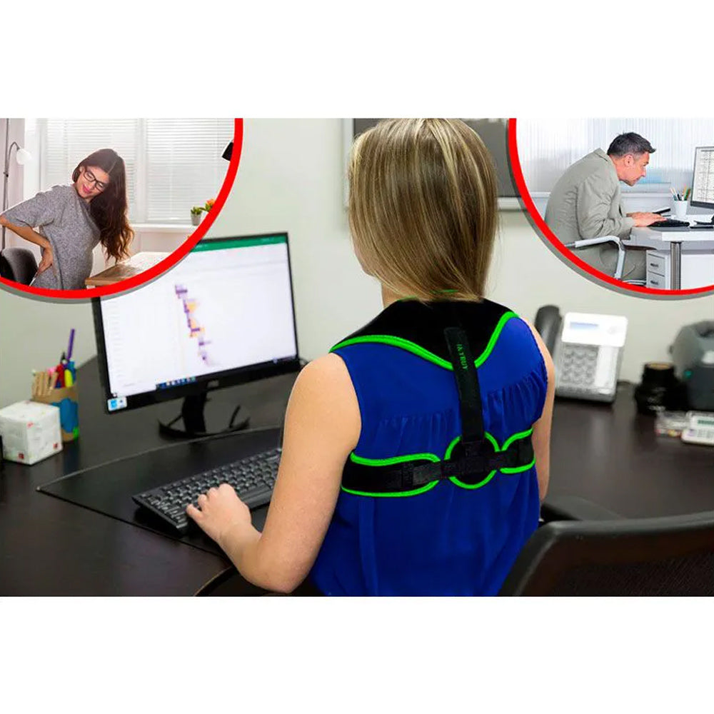 Corretor Postural Cinta Magnetica Modeladora Coluna Lombar Ajustavel