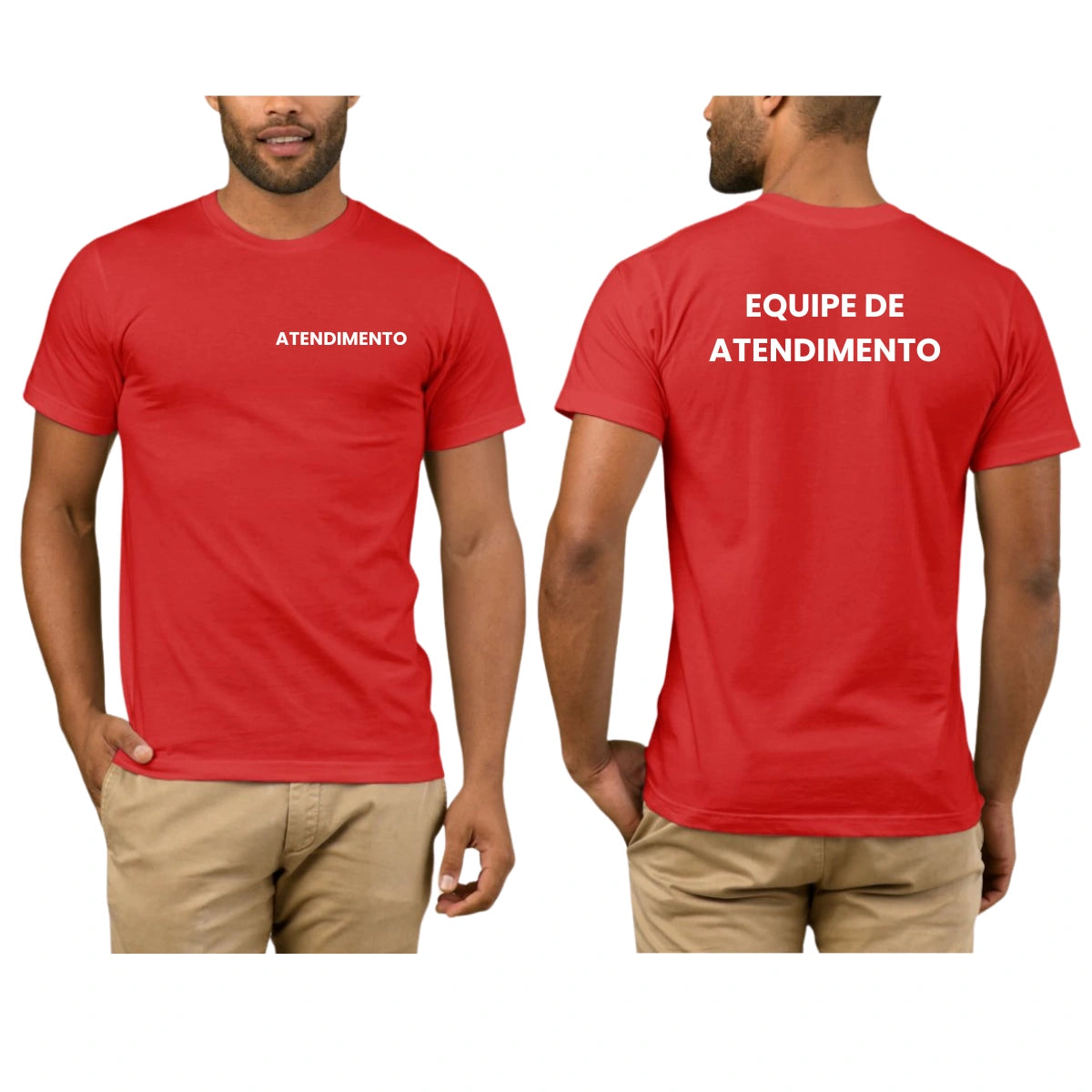 Camiseta Equipe de Atendimento Uniforme Profissional