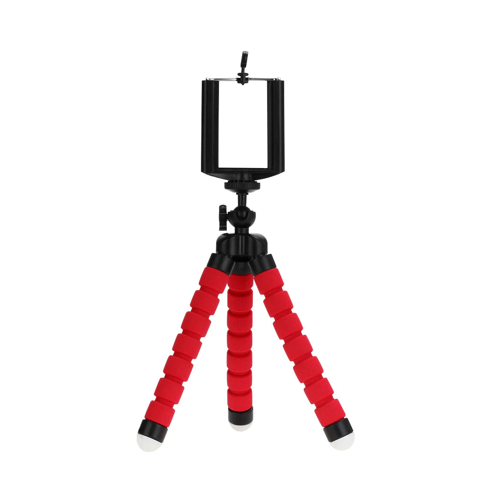 Tripés para celulares, mini suporte para câmera móvel, clipes em smartphone, monopé, octopus, tripod stativ