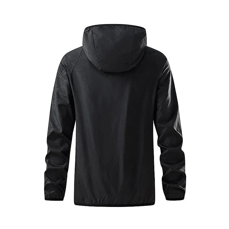 Lngxo casacos impermeáveis para homens e mulheres, proteção solar, blusão para camping, escalada, casaco de chuva ao ar livre, roupas portáteis unissex