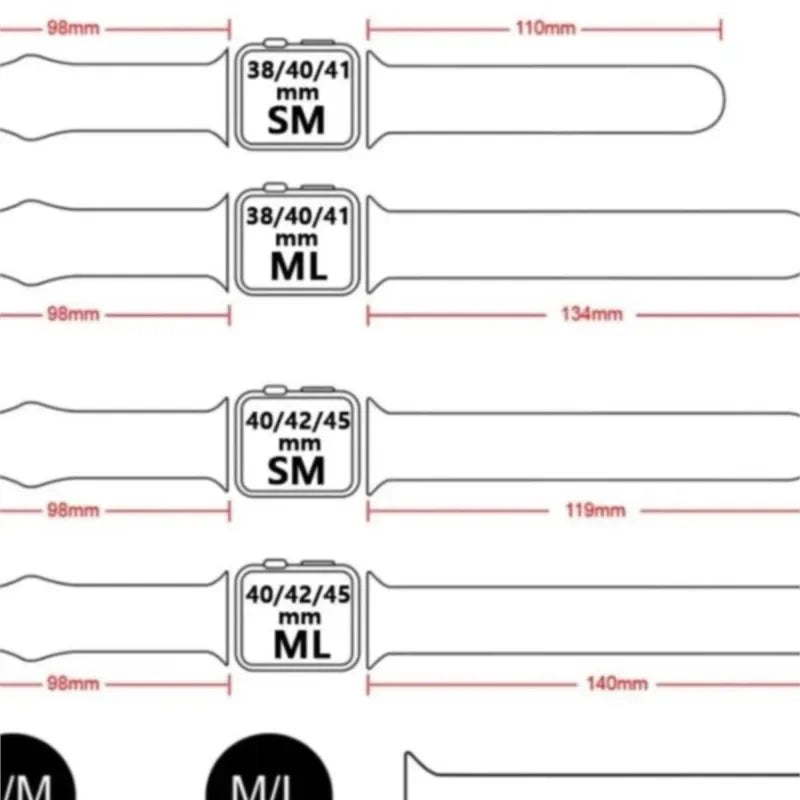 Pulseira de Silicone para Apple Watch, Pulseira Esportiva, iWatch Series 8, 7, 6, 5, 4, 3, SE, 9 Ultra 2, 44mm, 45mm, 40mm, 41 milímetros, 42 38 milímetros, 49 milímetros