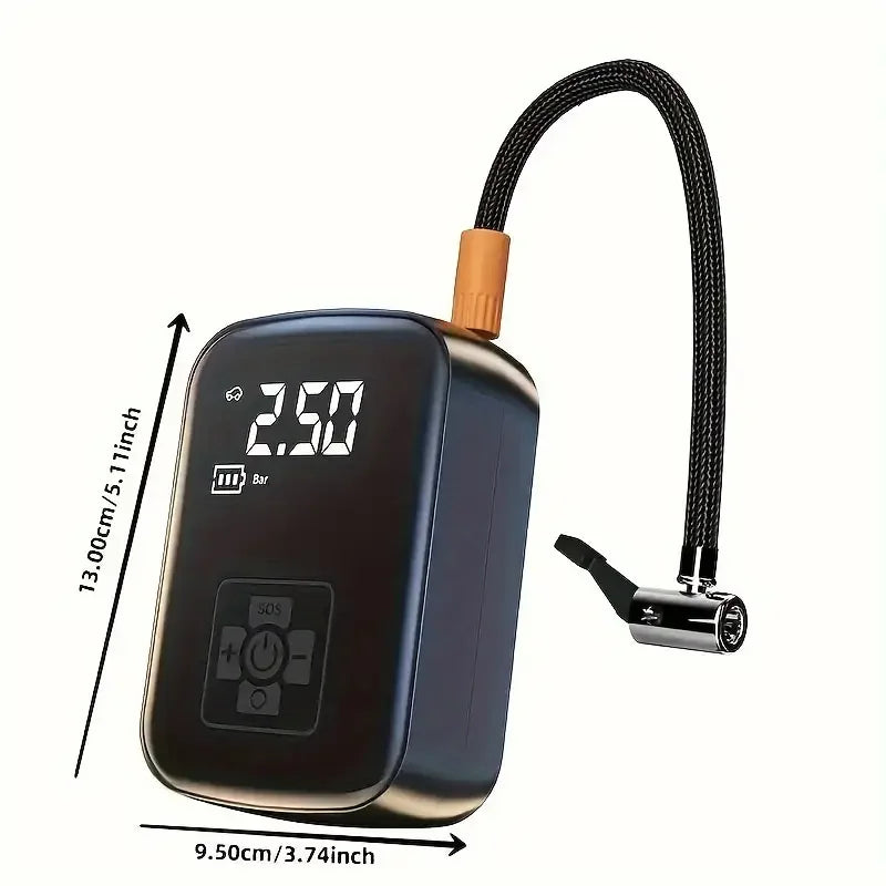1pc sem fio compressor de ar do carro bomba de ar elétrica inflator pneu para motocicleta bicicleta barco auto pneu bolas infláveis