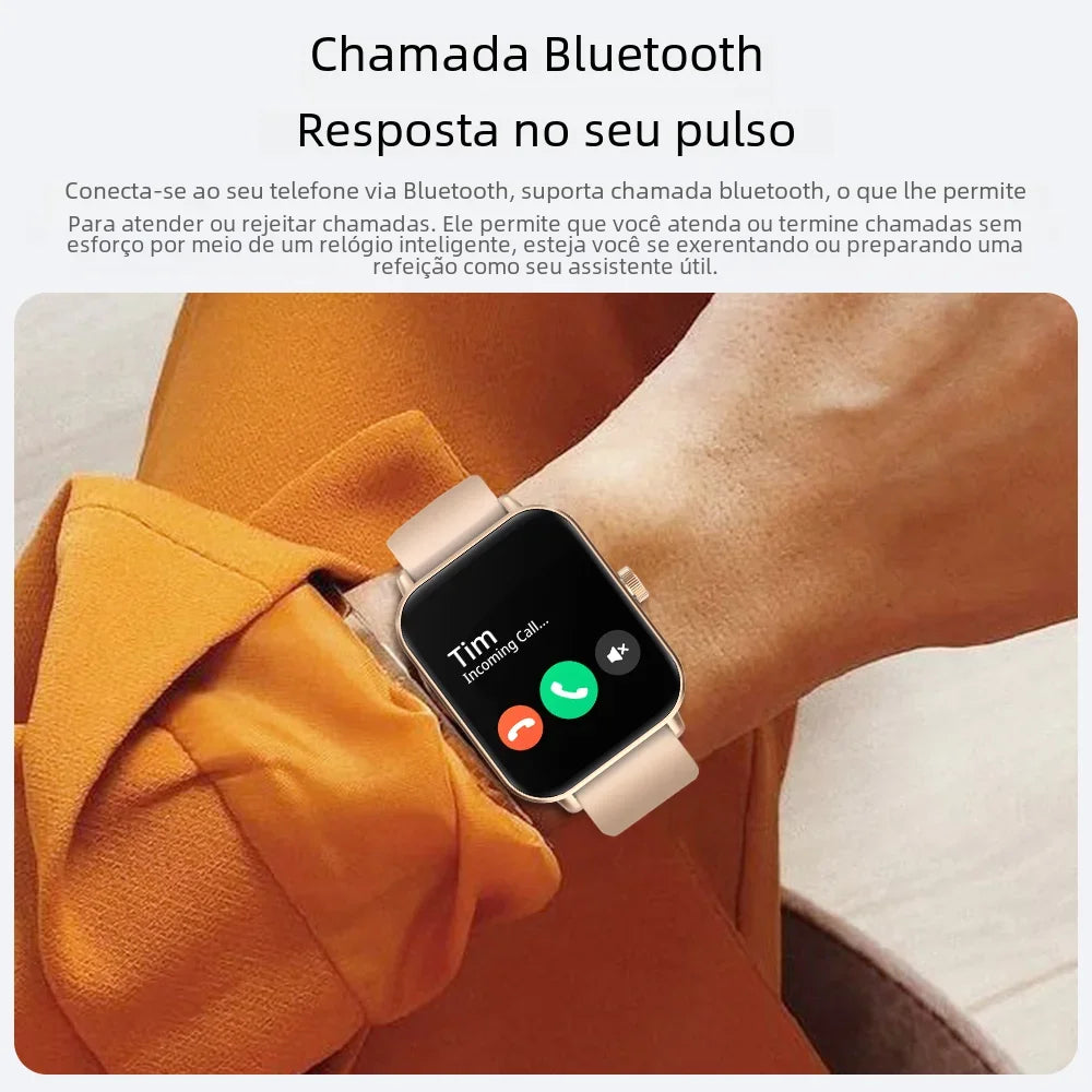 COLMI P81 Chamadas de Voz Relógio Inteligente Ultra 1.9 Polegadas Tela 24H Monitor de Saúde Mais de 100 Modos Esportivos, Bluetooth Smartwatch Homens Mulheres