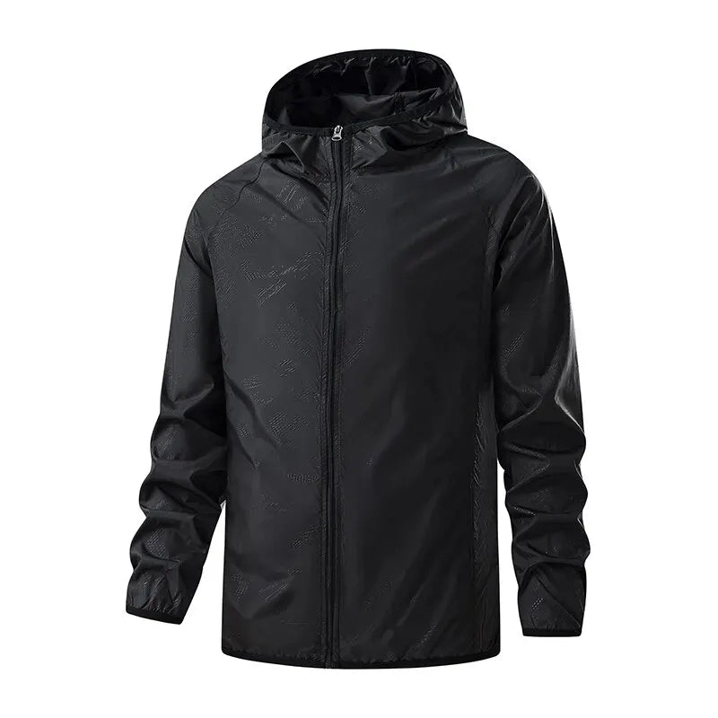 Lngxo casacos impermeáveis para homens e mulheres, proteção solar, blusão para camping, escalada, casaco de chuva ao ar livre, roupas portáteis unissex