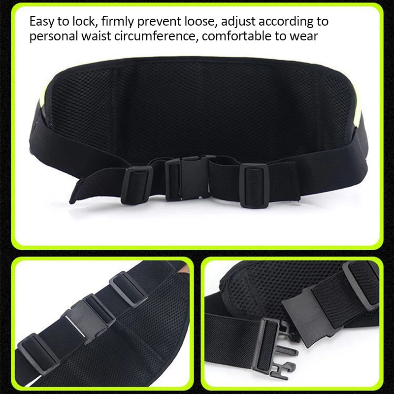 Correndo saco da cintura das mulheres dos homens esportes cinto bolsa esportes fanny pacote saco do telefone móvel ginásio correndo telefone celular jogging correr ciclismo saco