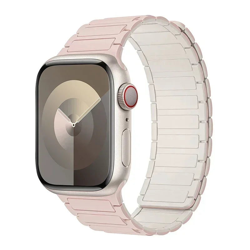 Pulseira de Silicone, iWatch Series 9, 8, 7, 6, 5, 4, 3, 3, SE Ultra 2 Strap, 44mm, 40mm, 49mm, 45 milímetros, 41 milímetros, 38 milímetros