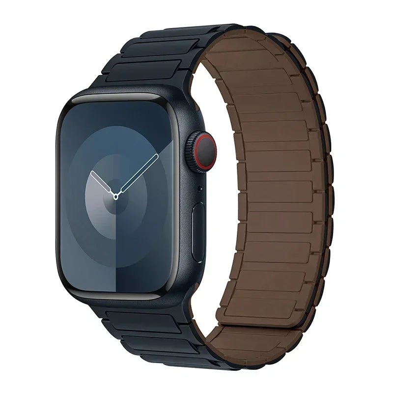 Pulseira de Silicone, iWatch Series 9, 8, 7, 6, 5, 4, 3, 3, SE Ultra 2 Strap, 44mm, 40mm, 49mm, 45 milímetros, 41 milímetros, 38 milímetros