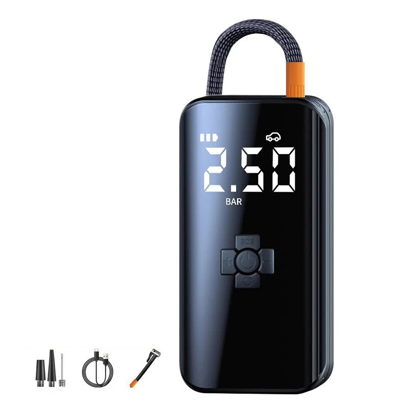 1pc sem fio compressor de ar do carro bomba de ar elétrica inflator pneu para motocicleta bicicleta barco auto pneu bolas infláveis