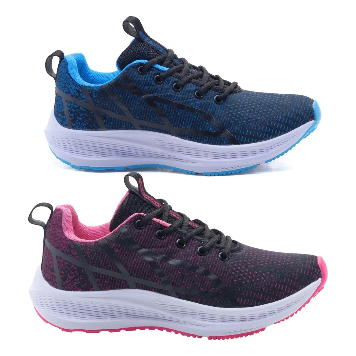 Kit 2 Pares TĂȘnis Feminino Esportivo Confort