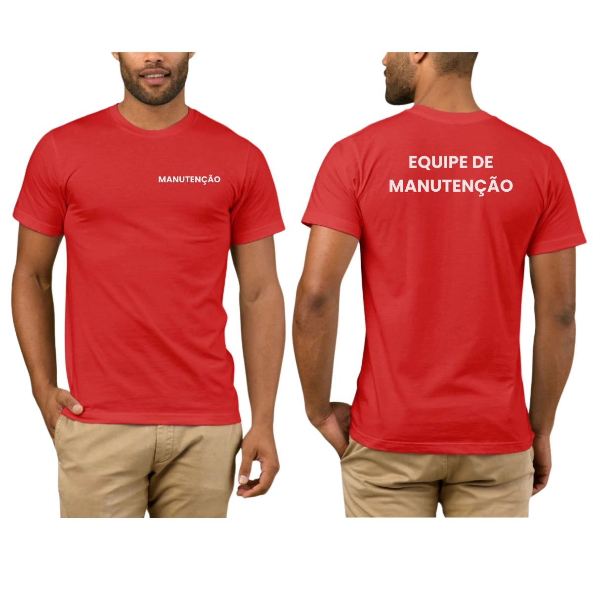 Camiseta de Manutenção Equipe de Manutenção Uniforme