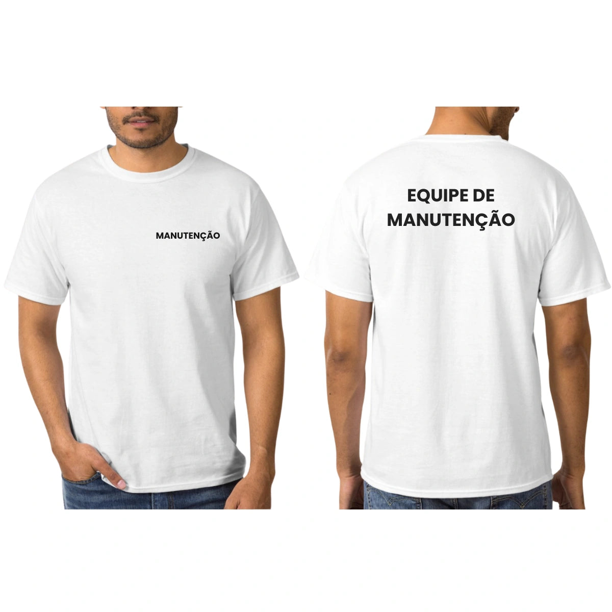 Camiseta de Manutenção Equipe de Manutenção Uniforme