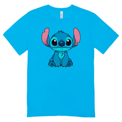 Camisa Feminina Baby Look Stitch Sitting