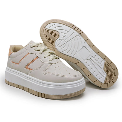 Tênis Feminino Plataforma Luxe Casual Podlinda