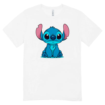 Camisa Feminina Baby Look Stitch Sitting