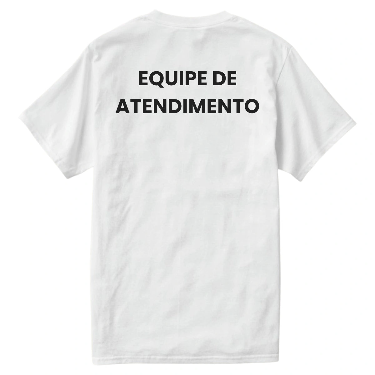 Camiseta Equipe de Atendimento Uniforme Profissional