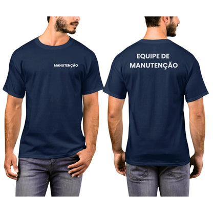 Camiseta de Manutenção Equipe de Manutenção Uniforme