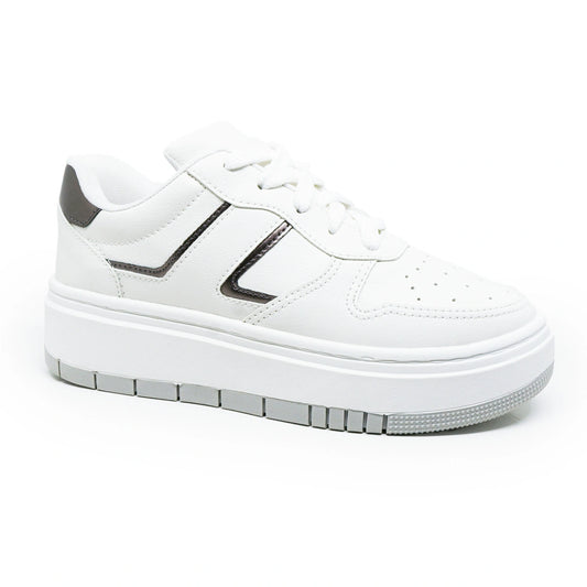Tênis Feminino Plataforma Luxe Casual Podlinda