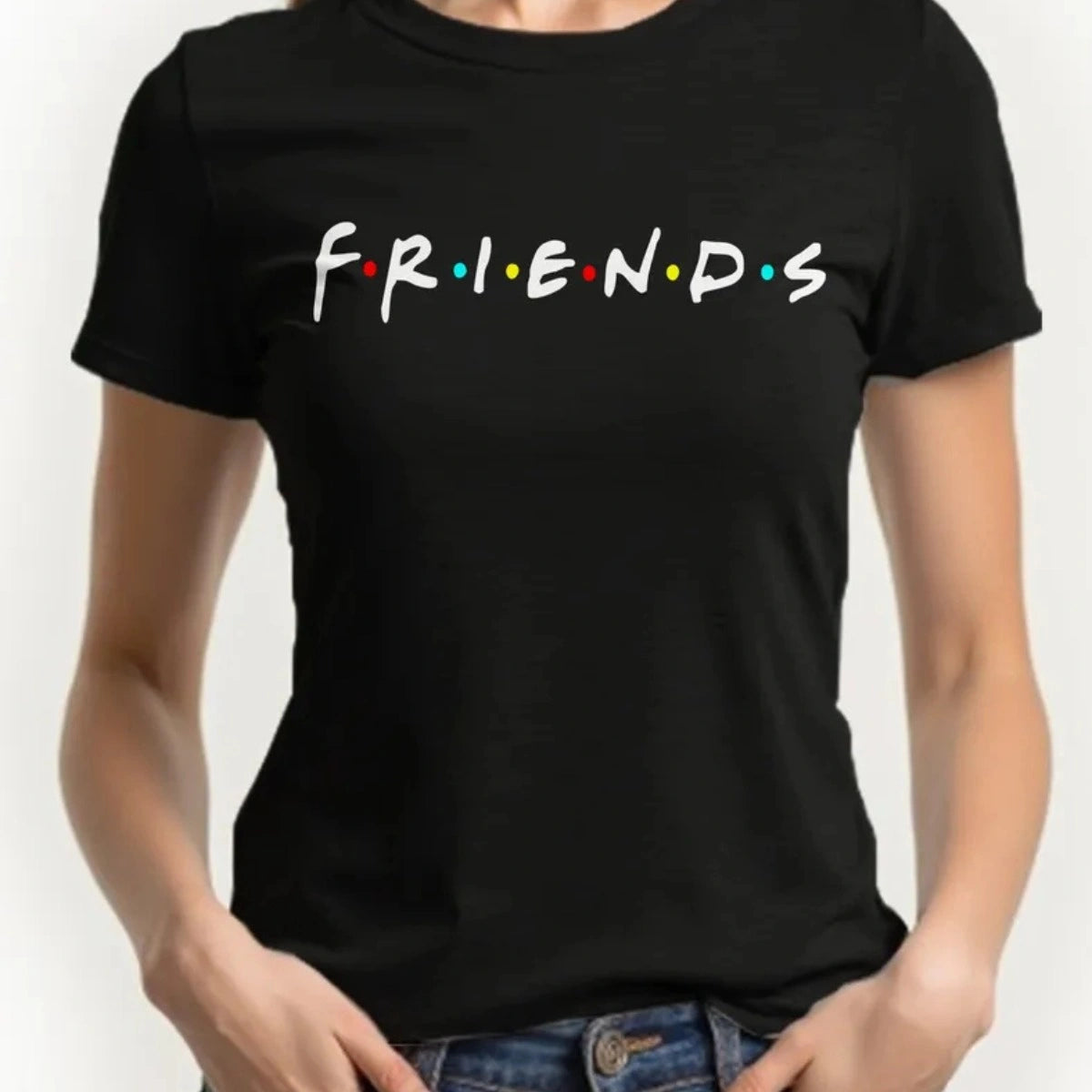 Camisa Feminina Baby Look Friends