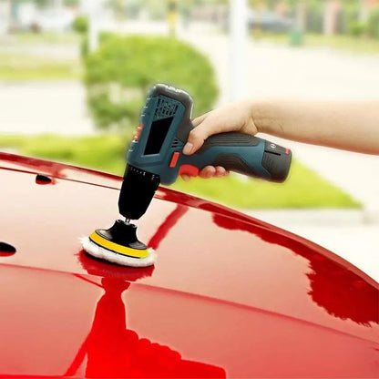 Almofada universal para polimento de carro, 3/4 polegadas, para m10/m14, máquina de lã macia, polidor de cera, discos de polimento de corpo de carro, acessórios de limpeza
