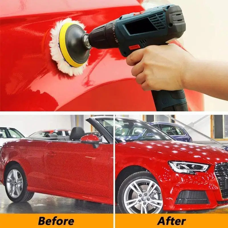 Almofada universal para polimento de carro, 3/4 polegadas, para m10/m14, máquina de lã macia, polidor de cera, discos de polimento de corpo de carro, acessórios de limpeza