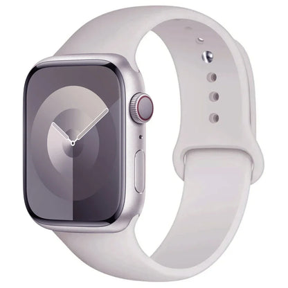 Pulseira de Silicone para Apple Watch, Pulseira Esportiva, iWatch Series 8, 7, 6, 5, 4, 3, SE, 9 Ultra 2, 44mm, 45mm, 40mm, 41 milímetros, 42 38 milímetros, 49 milímetros