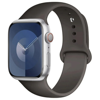 Pulseira de Silicone para Apple Watch, Pulseira Esportiva, iWatch Series 8, 7, 6, 5, 4, 3, SE, 9 Ultra 2, 44mm, 45mm, 40mm, 41 milímetros, 42 38 milímetros, 49 milímetros
