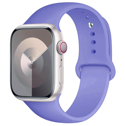 Pulseira de Silicone para Apple Watch, Pulseira Esportiva, iWatch Series 8, 7, 6, 5, 4, 3, SE, 9 Ultra 2, 44mm, 45mm, 40mm, 41 milímetros, 42 38 milímetros, 49 milímetros