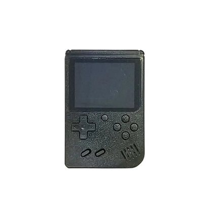 Um console de jogo pequeno portátil vermelho retrô clássico para crianças com centenas de carregamento de jogo pode ser conectado à TV