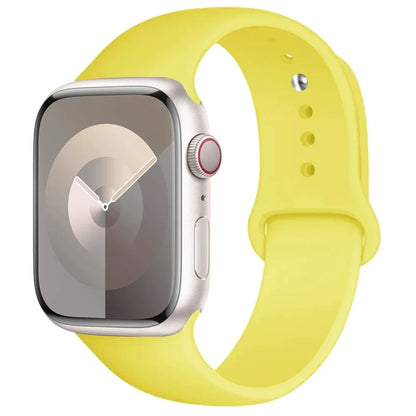 Pulseira de Silicone para Apple Watch, Pulseira Esportiva, iWatch Series 8, 7, 6, 5, 4, 3, SE, 9 Ultra 2, 44mm, 45mm, 40mm, 41 milímetros, 42 38 milímetros, 49 milímetros