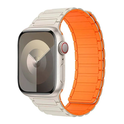 Pulseira de Silicone, iWatch Series 9, 8, 7, 6, 5, 4, 3, 3, SE Ultra 2 Strap, 44mm, 40mm, 49mm, 45 milímetros, 41 milímetros, 38 milímetros