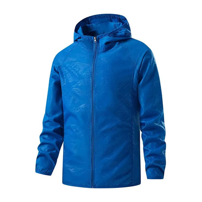 Lngxo casacos impermeáveis para homens e mulheres, proteção solar, blusão para camping, escalada, casaco de chuva ao ar livre, roupas portáteis unissex