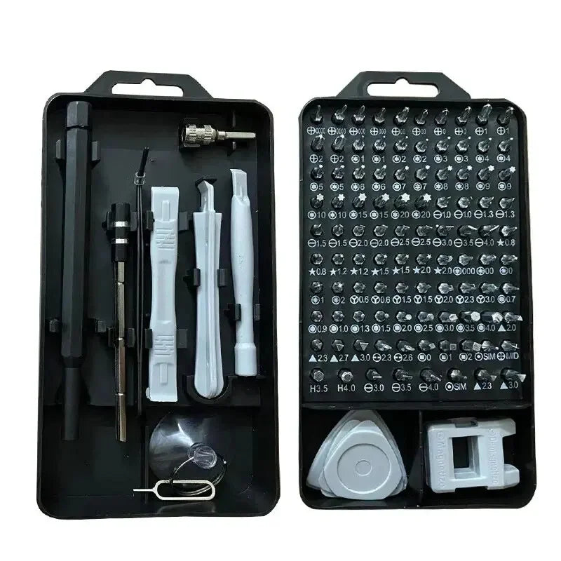 Electronics Screwdriver Set, 115 in 1 Precision Screwdriver Tools, Nut Driver, Ferramentas profissionais de reparo magnético, Laptop Repair