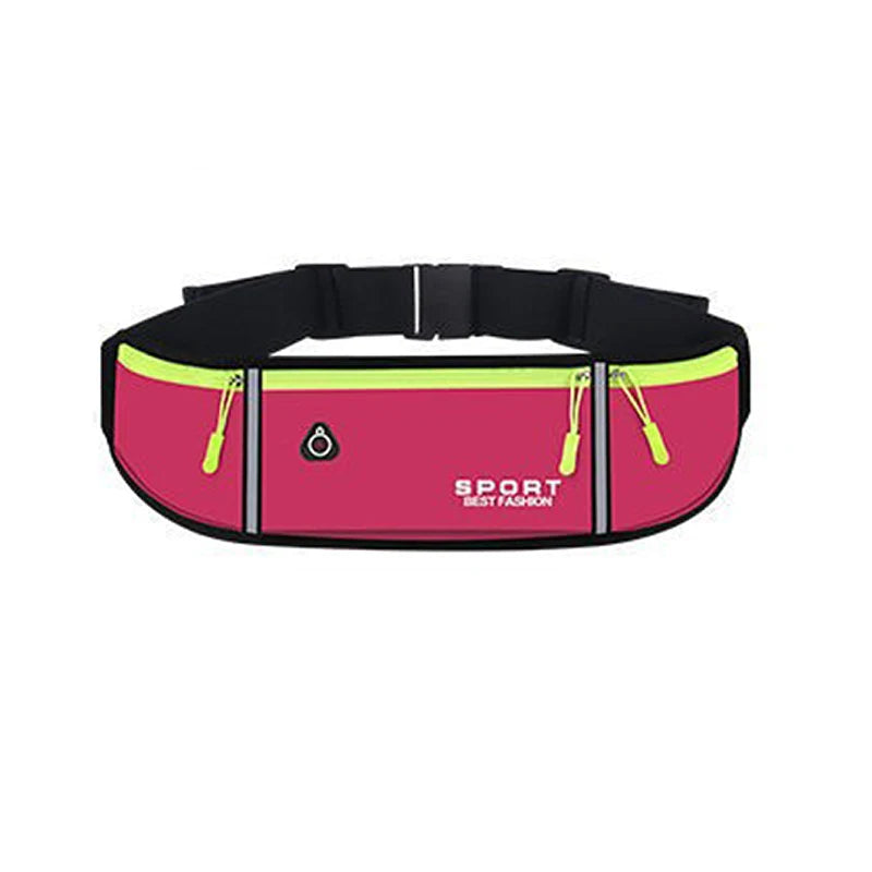Correndo saco da cintura das mulheres dos homens esportes cinto bolsa esportes fanny pacote saco do telefone móvel ginásio correndo telefone celular jogging correr ciclismo saco