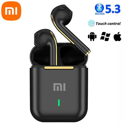 XIAOMI-Fones de ouvido sem fio Bluetooth, fone de ouvido estéreo, fone de ouvido esportivo