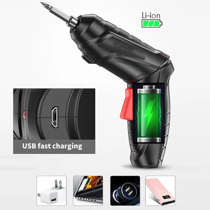 3.6v ferramentas elétricas reparação de manutenção doméstica 500mah bateria de lítio mini furadeira elétrica doméstica girada chave de fenda sem fio