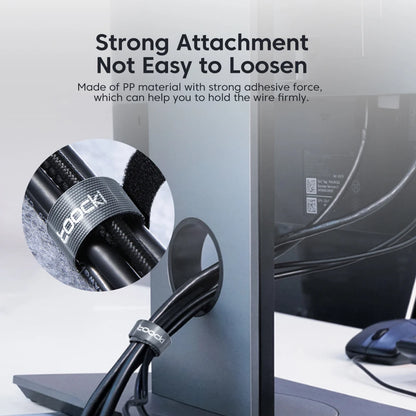 Toocki-Cable Organizer Wire Winder, USB Cable Management, protetor do fone de ouvido, Mouse Cord Ties, Acessório do telefone para iPhone, Samsung