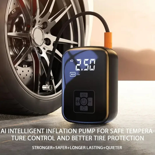 1pc sem fio compressor de ar do carro bomba de ar elétrica inflator pneu para motocicleta bicicleta barco auto pneu bolas infláveis