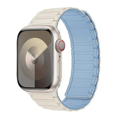 Pulseira de Silicone, iWatch Series 9, 8, 7, 6, 5, 4, 3, 3, SE Ultra 2 Strap, 44mm, 40mm, 49mm, 45 milímetros, 41 milímetros, 38 milímetros
