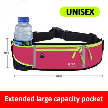 Correndo saco da cintura das mulheres dos homens esportes cinto bolsa esportes fanny pacote saco do telefone móvel ginásio correndo telefone celular jogging correr ciclismo saco