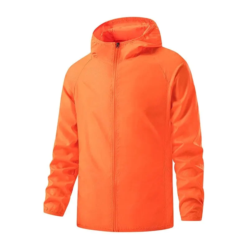 Lngxo casacos impermeáveis para homens e mulheres, proteção solar, blusão para camping, escalada, casaco de chuva ao ar livre, roupas portáteis unissex