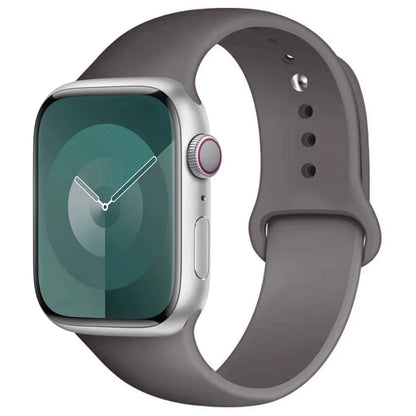 Pulseira de Silicone para Apple Watch, Pulseira Esportiva, iWatch Series 8, 7, 6, 5, 4, 3, SE, 9 Ultra 2, 44mm, 45mm, 40mm, 41 milímetros, 42 38 milímetros, 49 milímetros
