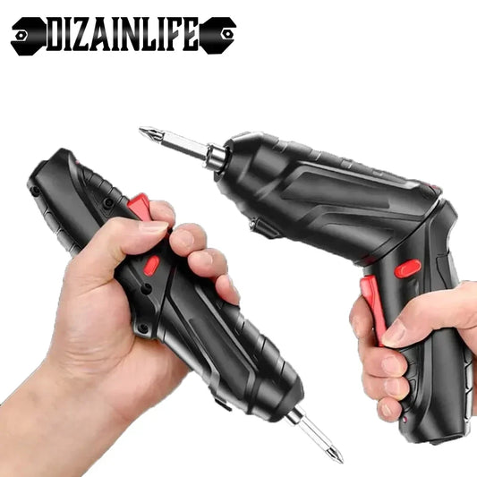 3.6v ferramentas elétricas reparação de manutenção doméstica 500mah bateria de lítio mini furadeira elétrica doméstica girada chave de fenda sem fio