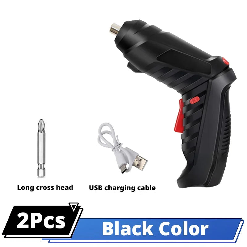 3.6v ferramentas elétricas reparação de manutenção doméstica 500mah bateria de lítio mini furadeira elétrica doméstica girada chave de fenda sem fio