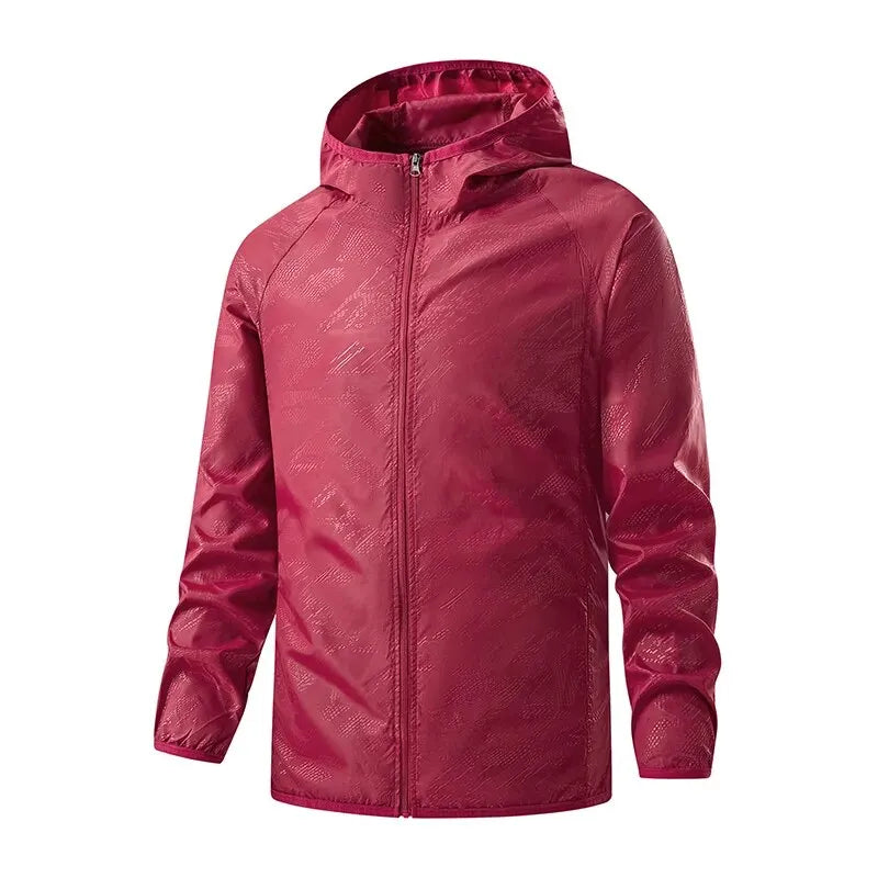 Lngxo casacos impermeáveis para homens e mulheres, proteção solar, blusão para camping, escalada, casaco de chuva ao ar livre, roupas portáteis unissex