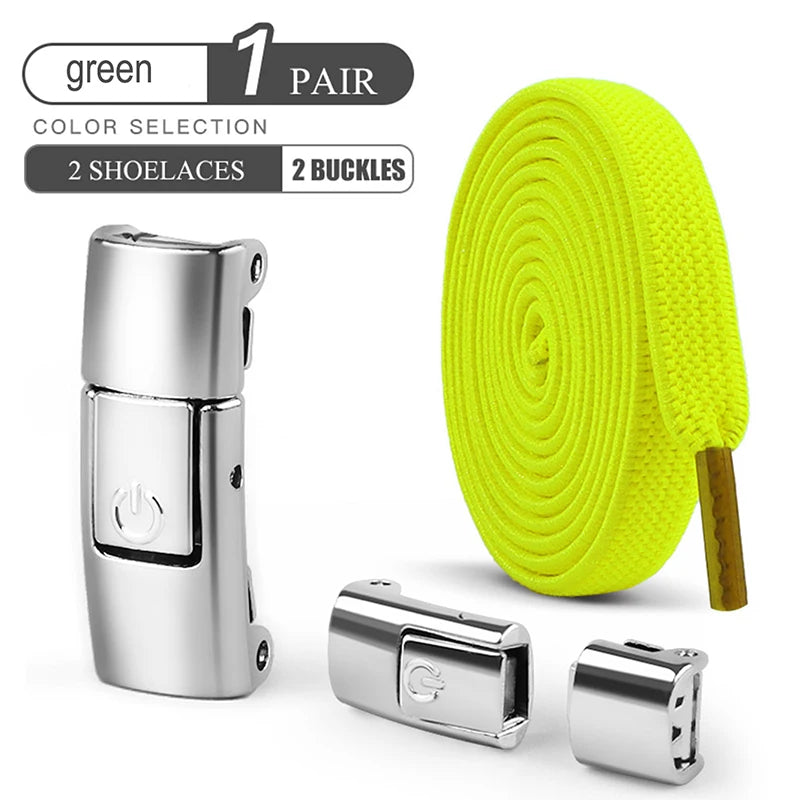 8mm sem laço sapato cadarços imprensa bloqueio cadarços sem laços elásticos tênis crianças adulto ampliado cadarço plano para sapatos