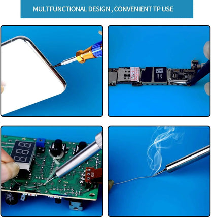 Tapete de estação de solda Tapete de trabalho de silicone resistente ao calor 932 ° F Tapete magnético antiestático para reparo de relógio de laptop de telefone eletrônico