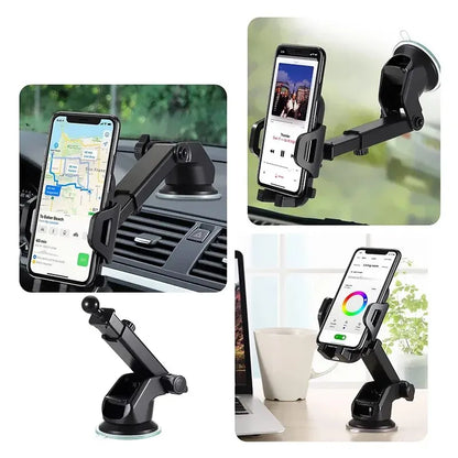 Sucker Car Phone Holder Mount Stand, Smartphone Celular Suporte, Suporte para iPhone, Xiaomi, Huawei, Samsung, Ventosa