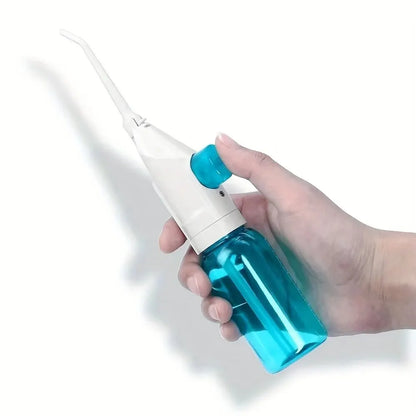 Irrigador oral de alta pressão doméstico portátil dentes limpos água fio dental manual palito de água de alta pressão