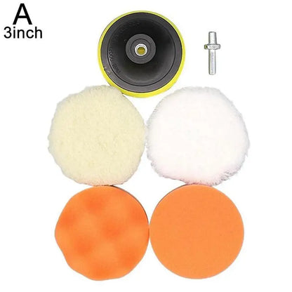 Almofada universal para polimento de carro, 3/4 polegadas, para m10/m14, máquina de lã macia, polidor de cera, discos de polimento de corpo de carro, acessórios de limpeza