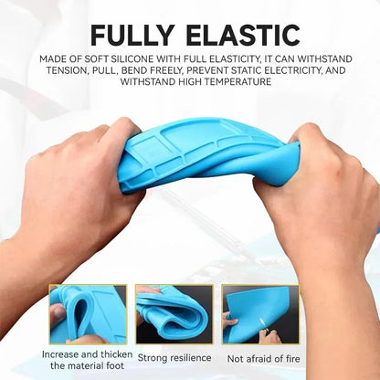 Tapete de estação de solda Tapete de trabalho de silicone resistente ao calor 932 ° F Tapete magnético antiestático para reparo de relógio de laptop de telefone eletrônico